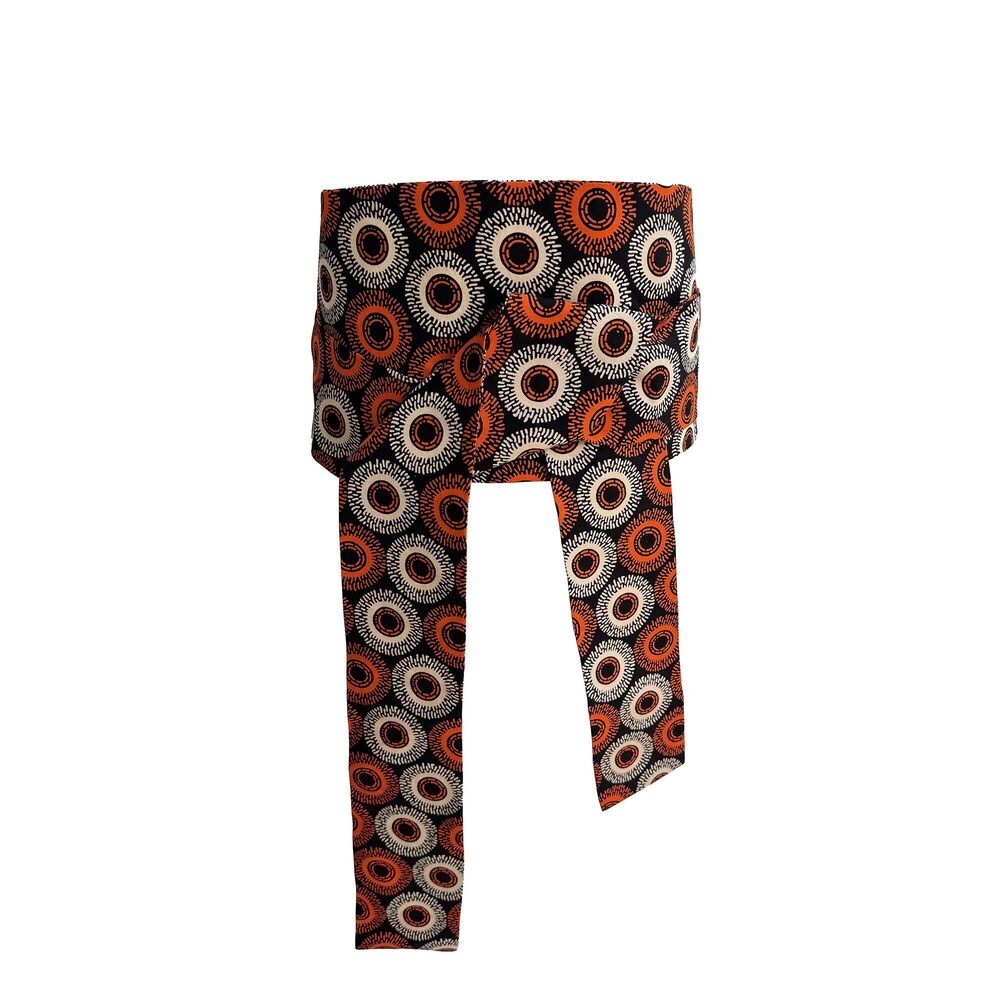 4767 African Print Belt Multi Colour Elasticated Belt Prom Decoration Belt